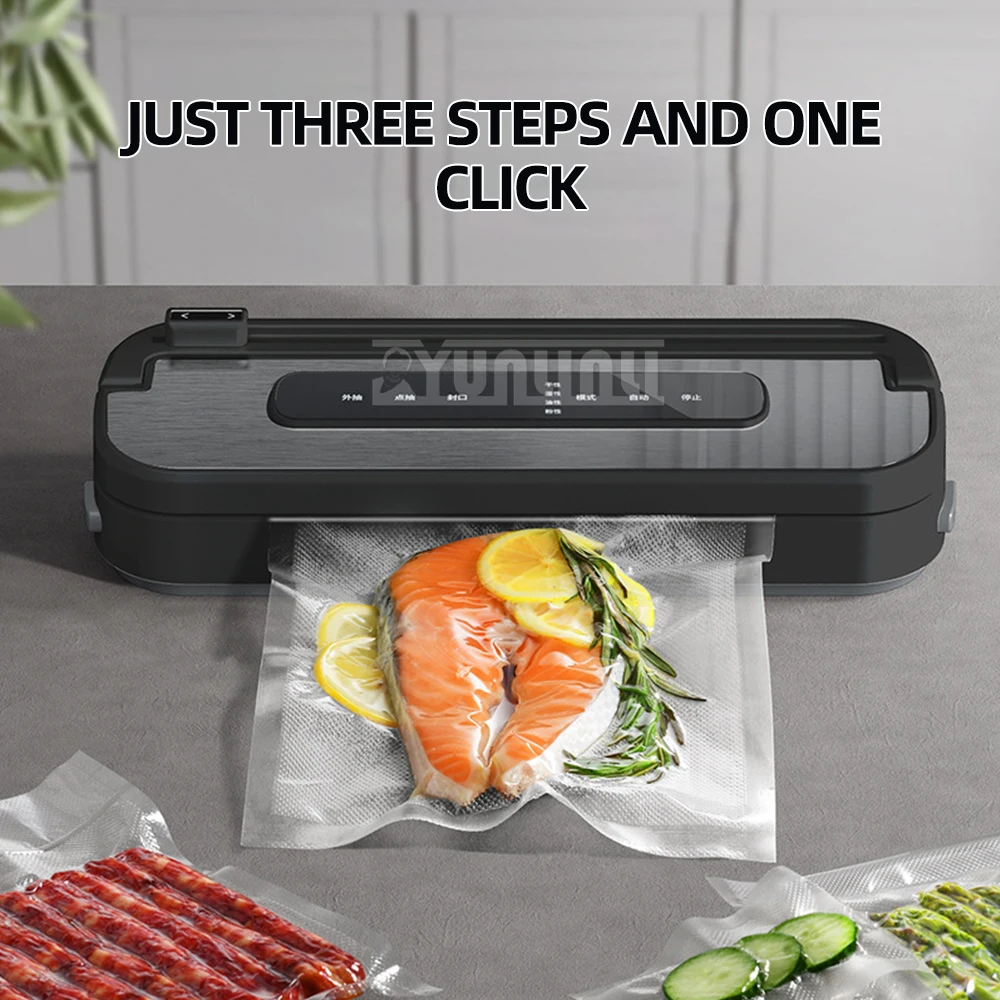 Vacuum Packaging Machine Touch Food Vacuum Sealer Household Food Storage Sealing Machine