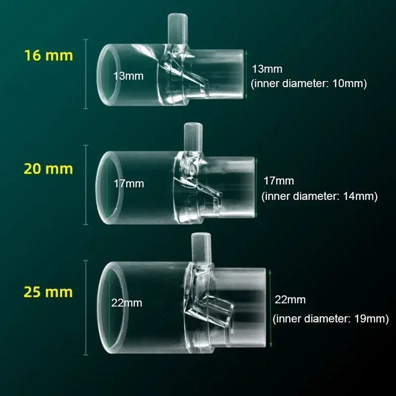 Aquarium Sauerstoff Anreicherung Adapter Zubehör Aquarium Wasser Auslass Düse Sauerstoff Gelöste Luft Diffusor Wasserpumpe Filter – Detail 4