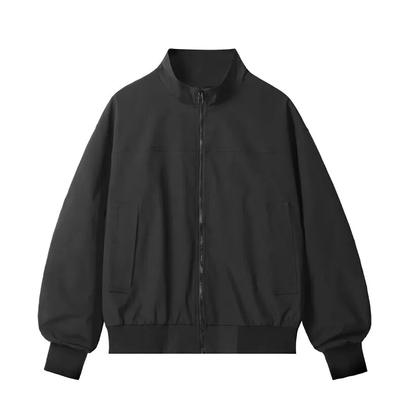 Spring Black Jacket Men Fashion Casual Motorcycle Jackets Men Streetwear Hip-hop Loose Bomber Jacket Mens Jacket Large Size 4XL