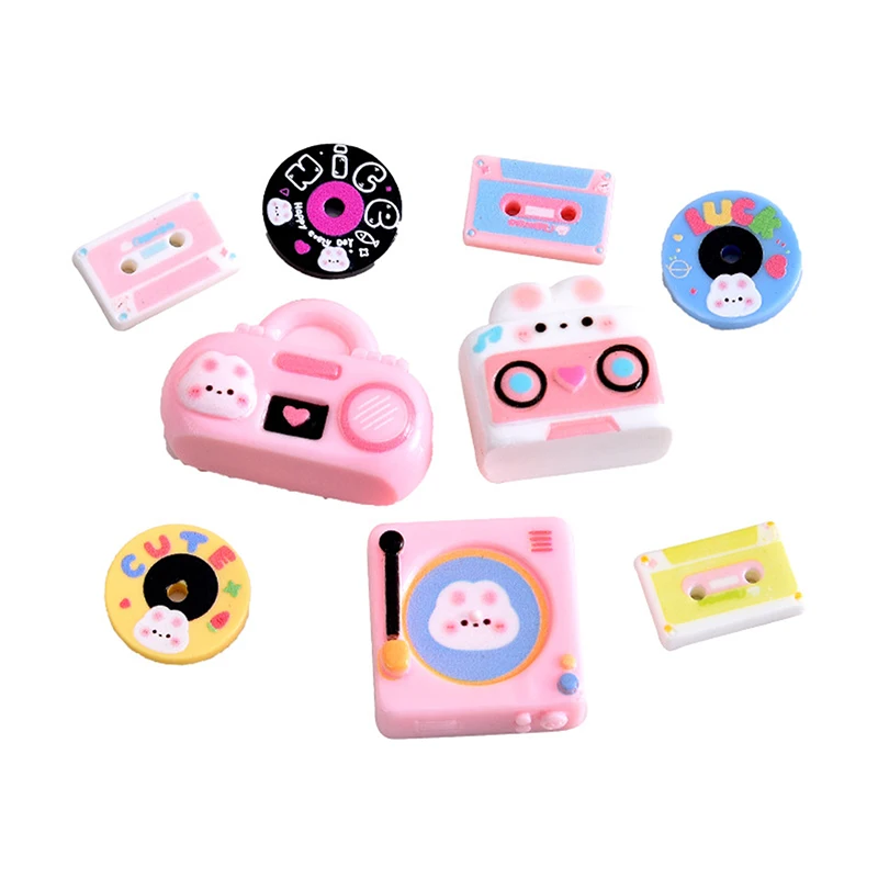 Accessoires pour maison de poupée 1:12 ; Lecteur de disque et ensemble de haut-parleurs miniatures ; Jouet de décoration pour maisons de poupée