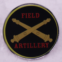 Army Field Artillery Logo badge button