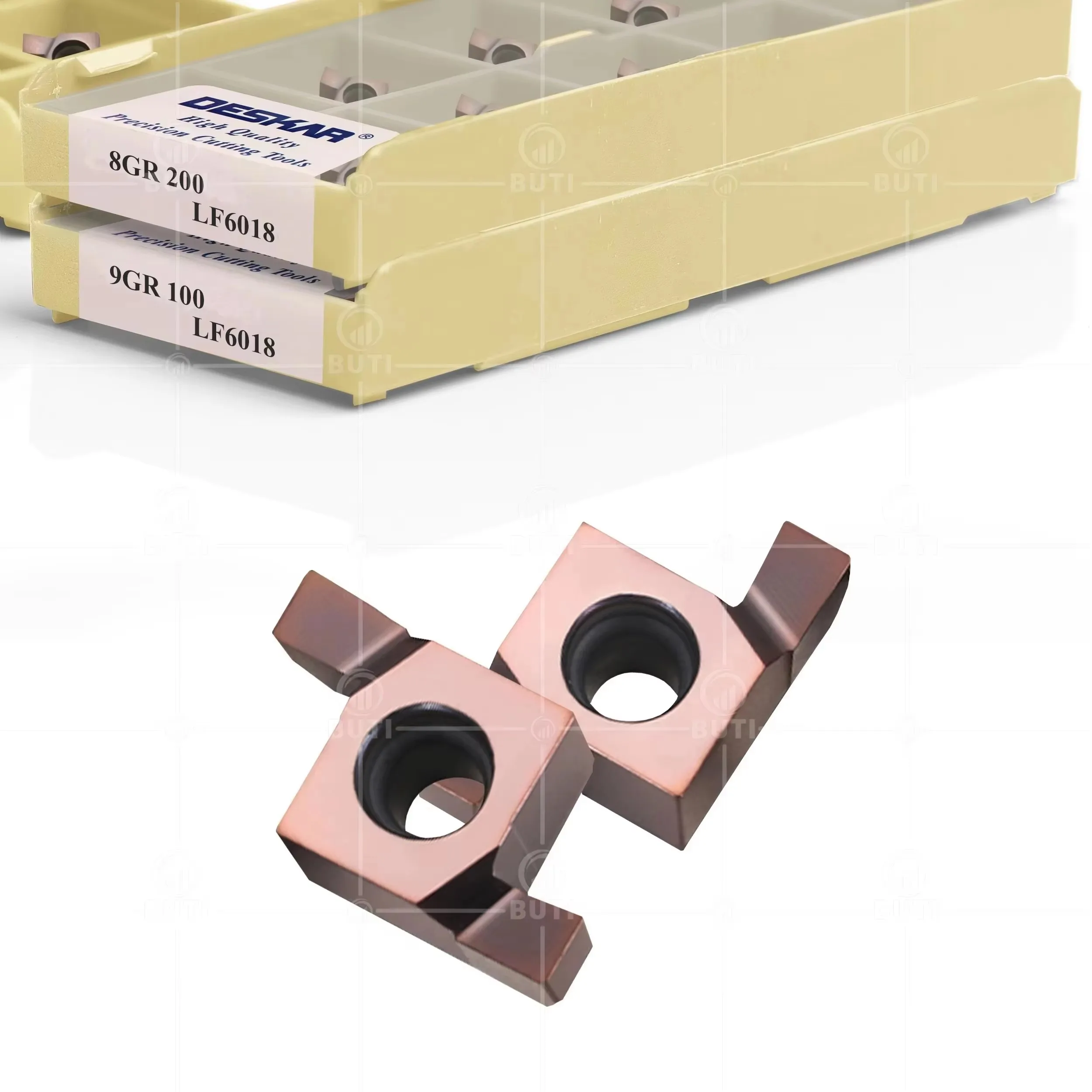 DESKAR 100% الأصلي 6GR 7GR 8GR 9GR 100 150 200 250 300 LF6018 مخرطة CNC ثقب داخلي الأخدود الضحلة إدراج للفولاذ المقاوم للصدأ