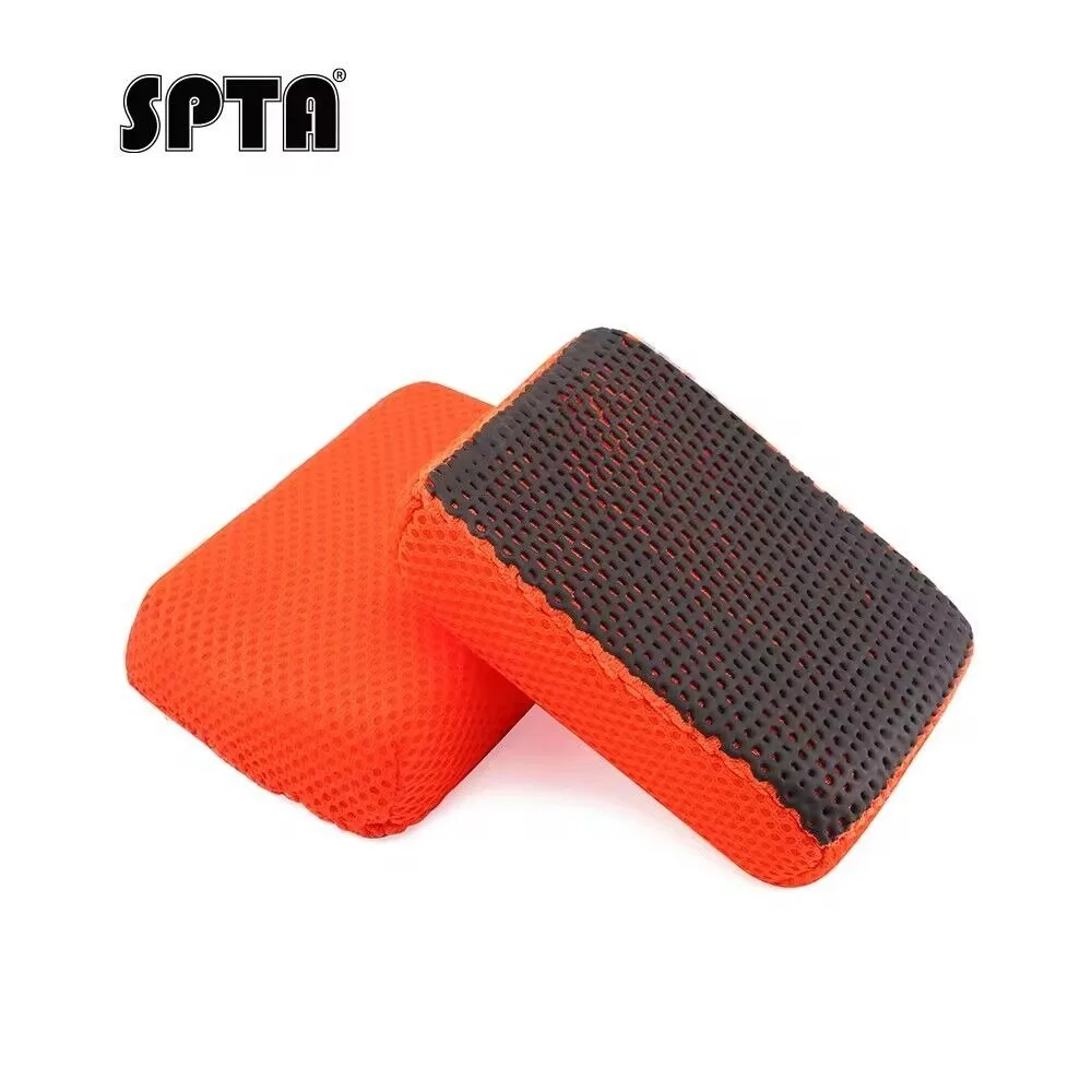 SPTA 1Pc Ultra Clay Scubber Bar Scrubber Pomarańczowy blok gąbkowy do myjni samochodowej Farba Detailing Claying