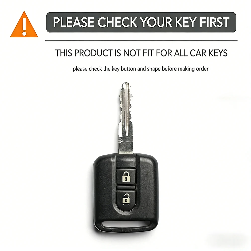 Key Case for Nissan Qashqai 350Z Sentra Racing Stripe Style Honeycomb Grip Texture Driver Gift Key Guard Fob Sleeve