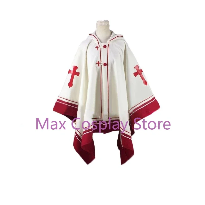 ماكس كوس أنيمي ساو تأثيري Asuna يوكي عباءة معطف تأثيري حلي أنيمي الزي تأثيري ازياء حجم مخصص