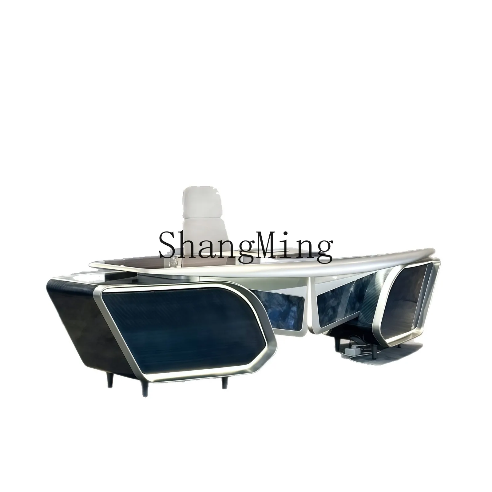 

DSA minimalist president office desk and chair combination modern light luxury boss table creative simplicity