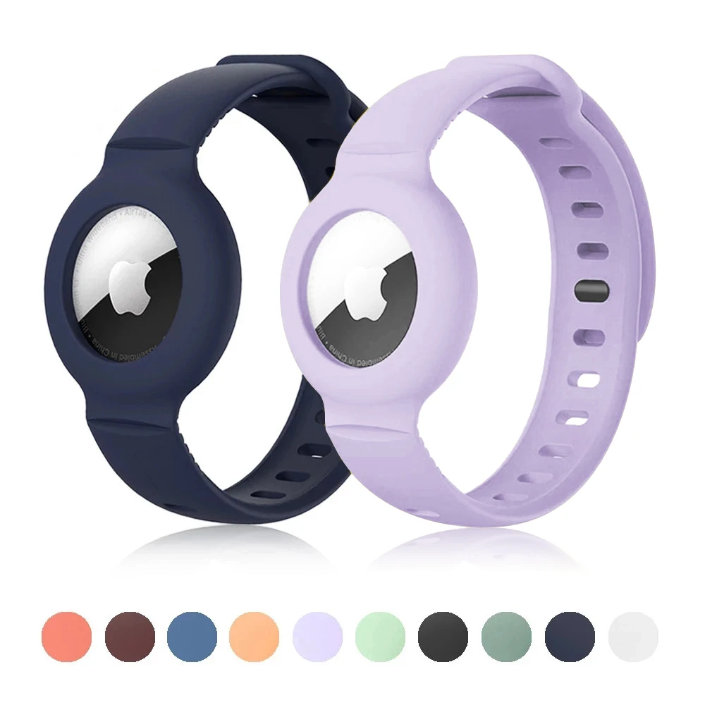 Silicone Strap Case for Apple AirTag Anti-lost Bracelet