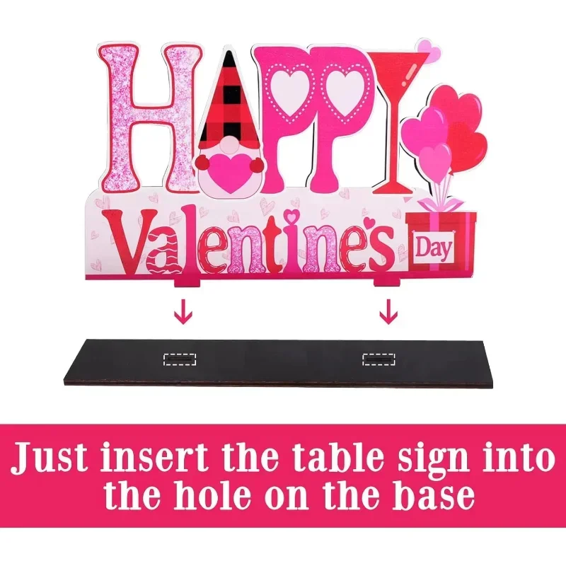 

Love Wooden Table Sign, Romantic Centerpiece Signs, Valentine's Day Decorations, Valentine's Day Decorations For Home Decor
