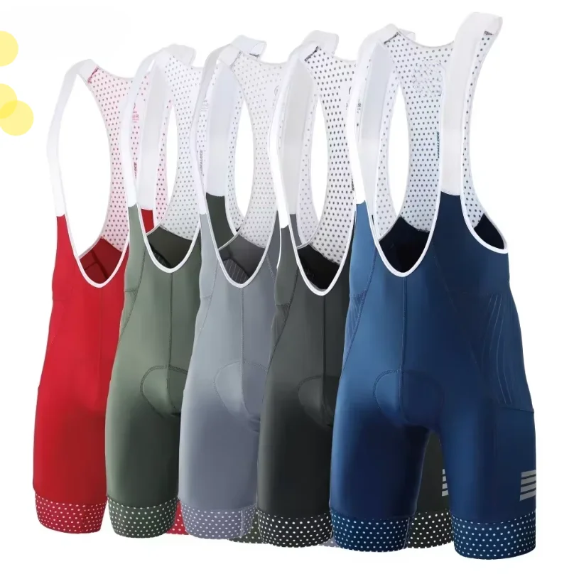 

Men Cycling Bib Shorts Solid Blue&Black 5D Gel Pad Mountain Bike Shorts High End Outdoor Breathable Bike Tight Knicker