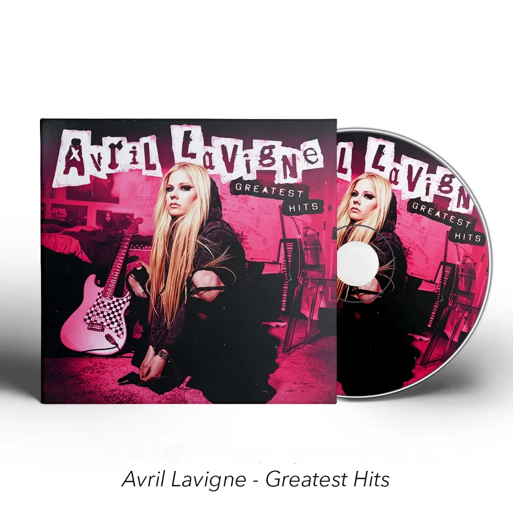 Classic Pop Avril Lavigne Music CD Greatest Hits Album Sk8er Boi Music Record Cosplay Walkman Car Soundtracks Box Party Music