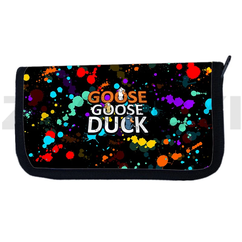 Vendita calda 3D Cartoon Printing Goose Goose Duck portafogli portafoglio femminile pochette per telefono portamonete borse per borse da donna