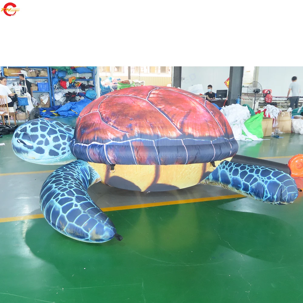Tortue gonflable géante, modèle de décoration de scène, Animal publicitaire, tortue de mer gonflable pour affichage océanique, expédition rapide