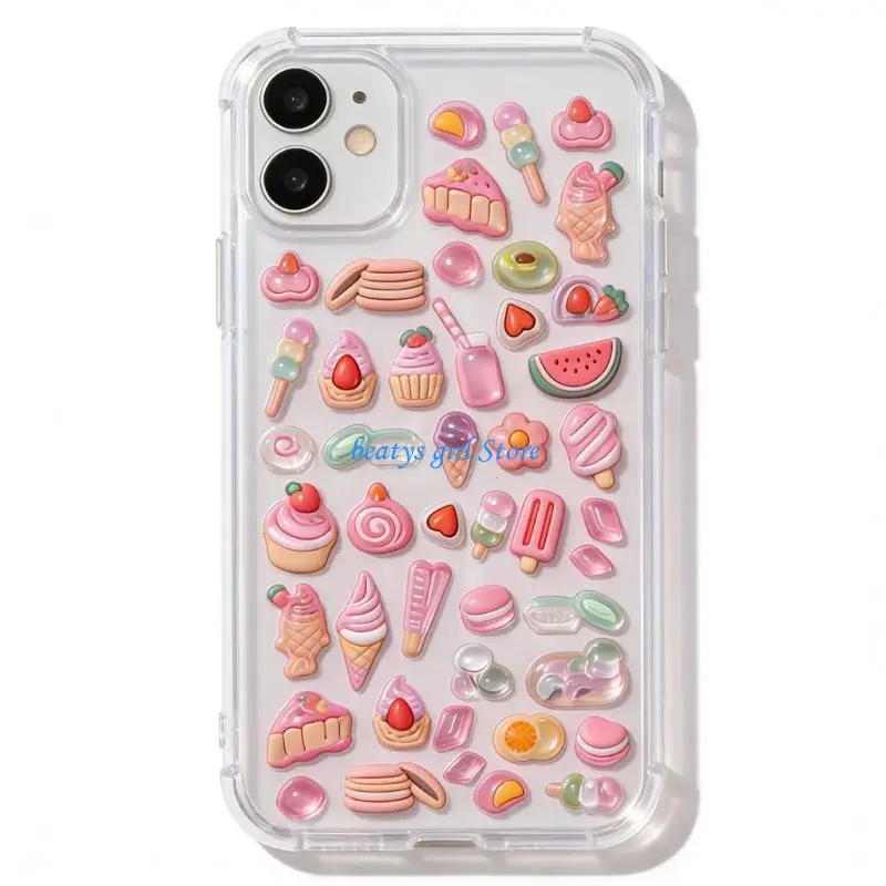 C7AB Cartoon Embossed Sticker Educational Childrens sticker For Scrapbooking Phone