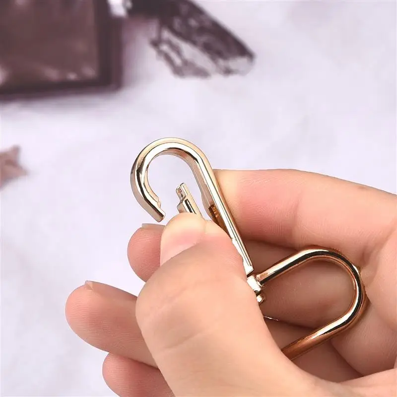 5pcs Metal Bags Strap Buckles Lobster Clasp Collar Carabiner Snap Hook DIY KeyChain Bag Part Accessories 1.6/2/2.5/3.2/3.5cm