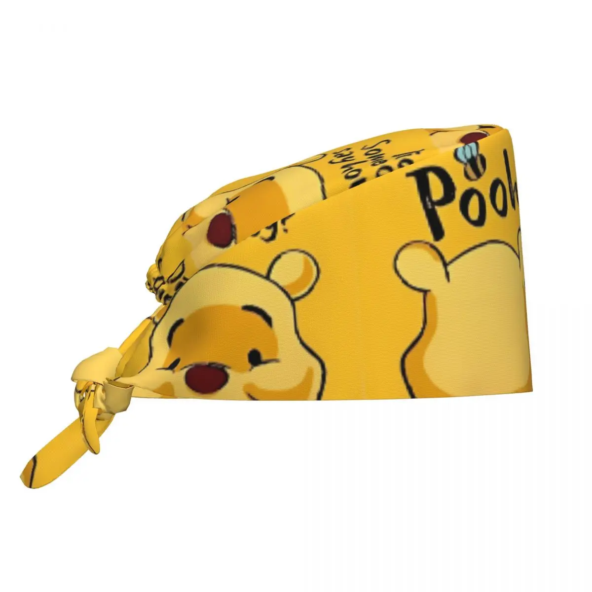 Winnie the Pooh y Mickey Mouse enfermera cuidado gorra quirúrgica dibujos animados mascota cuidado enfermería trabajo sombreros gorra estilo Unisex     Scrubs Sombreros