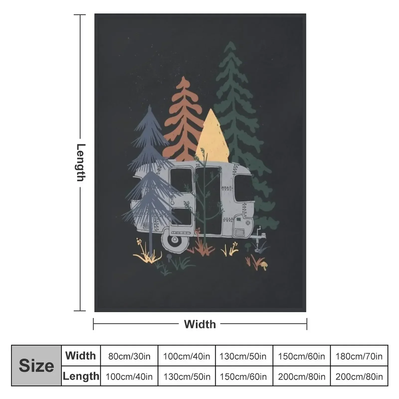 Wild Airstream... Throw Blanket for sofa christmas decoration christmas gifts Kid'S Blankets