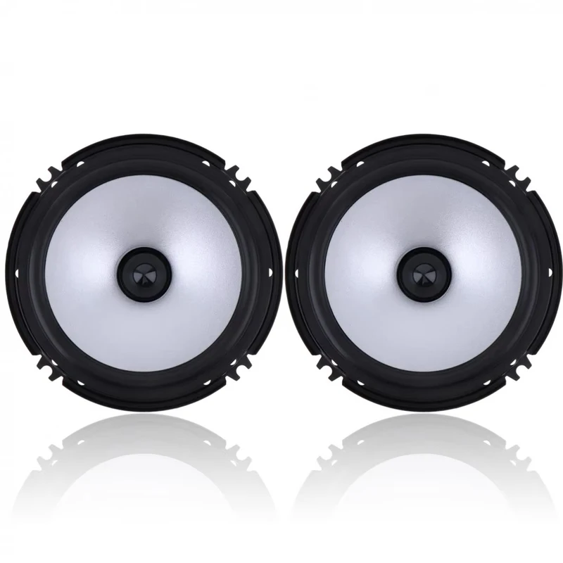 2 pcs 6.5 Inch Car Speaker 60W 80Hz-20KHz Full Range Frequency Speaker High Pitch Loudspeaker