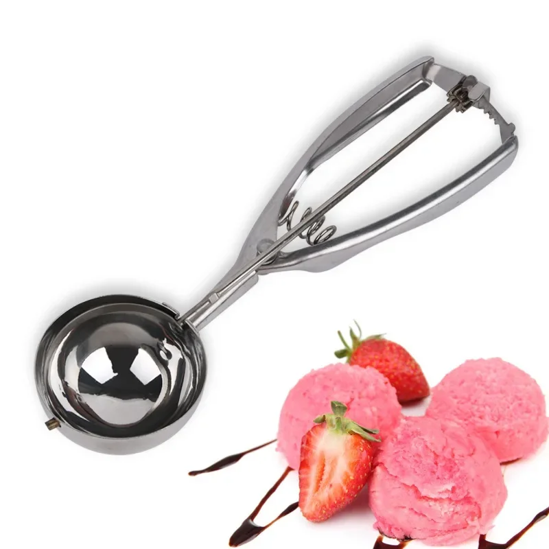 Multi-style Stainless Steel Ice Cream Scoop Ball Digger Handmade Ice Cube Mold Easy Demoulding Kitchen Accessories ice tray mold