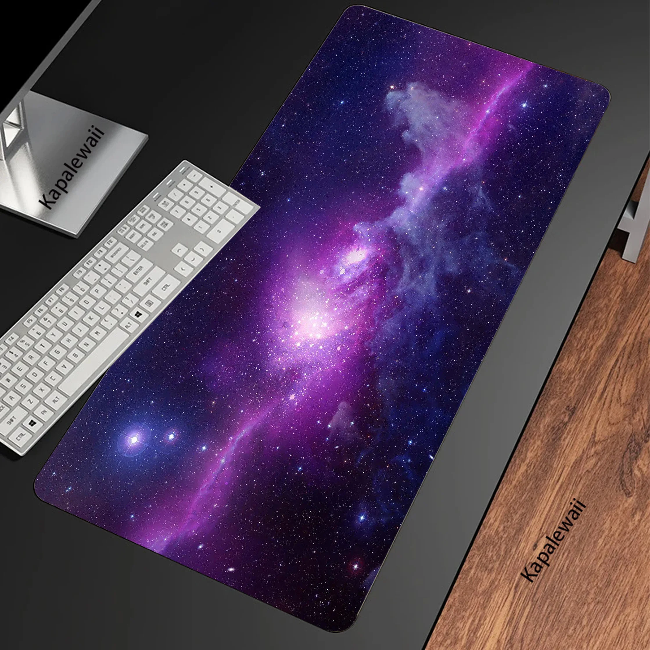 

Purple Star Space Gaming Mouse Pad Large Gamer Mousepad Computer Desk Mat XXL Notebook Office Mouse Mat Rubber Keyboard Pads