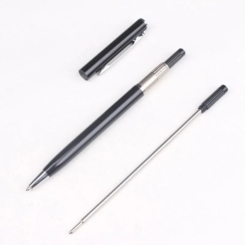 20pcs/lot 11.6cm Special Metal Pen Refills for Roll Ball Pen 0.5mm Ballpoint Pen Rod Signing Pen Refill Office School Stationery