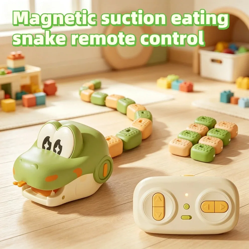 magnetic-suction-greedy-snake-remote-control-car-interactive-parent-game-for-two-players-electric-remote-control-car-toy