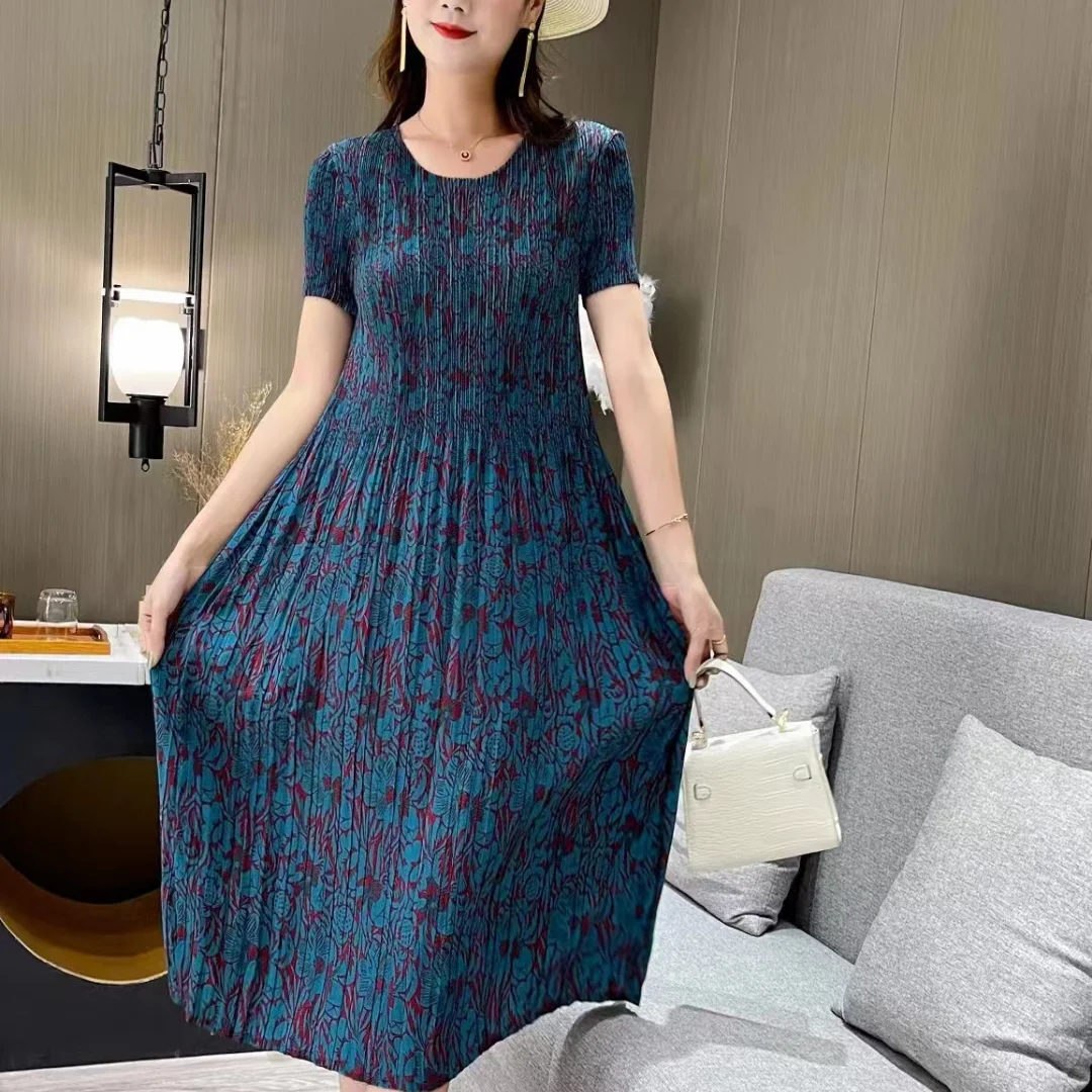 summer  loose and wide, too knee length dress  vestidos elegantes para mujer  long dresses for women