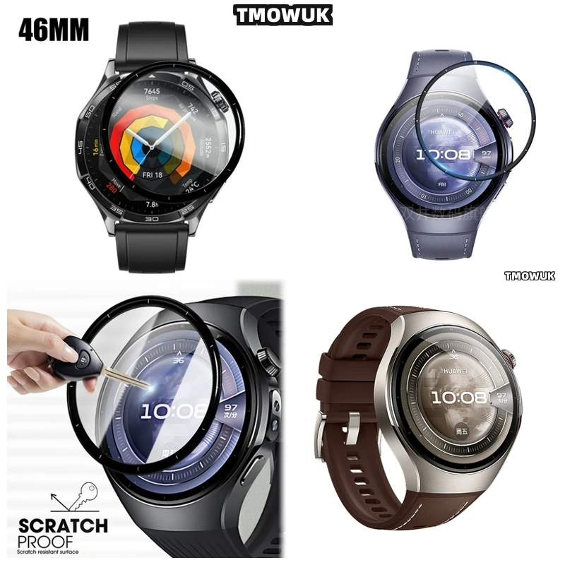 

For Huawei Watch 5 46mm Watch5 42mm Anti-scratch Soft HD Screen Protector Non-Glass Curved Film