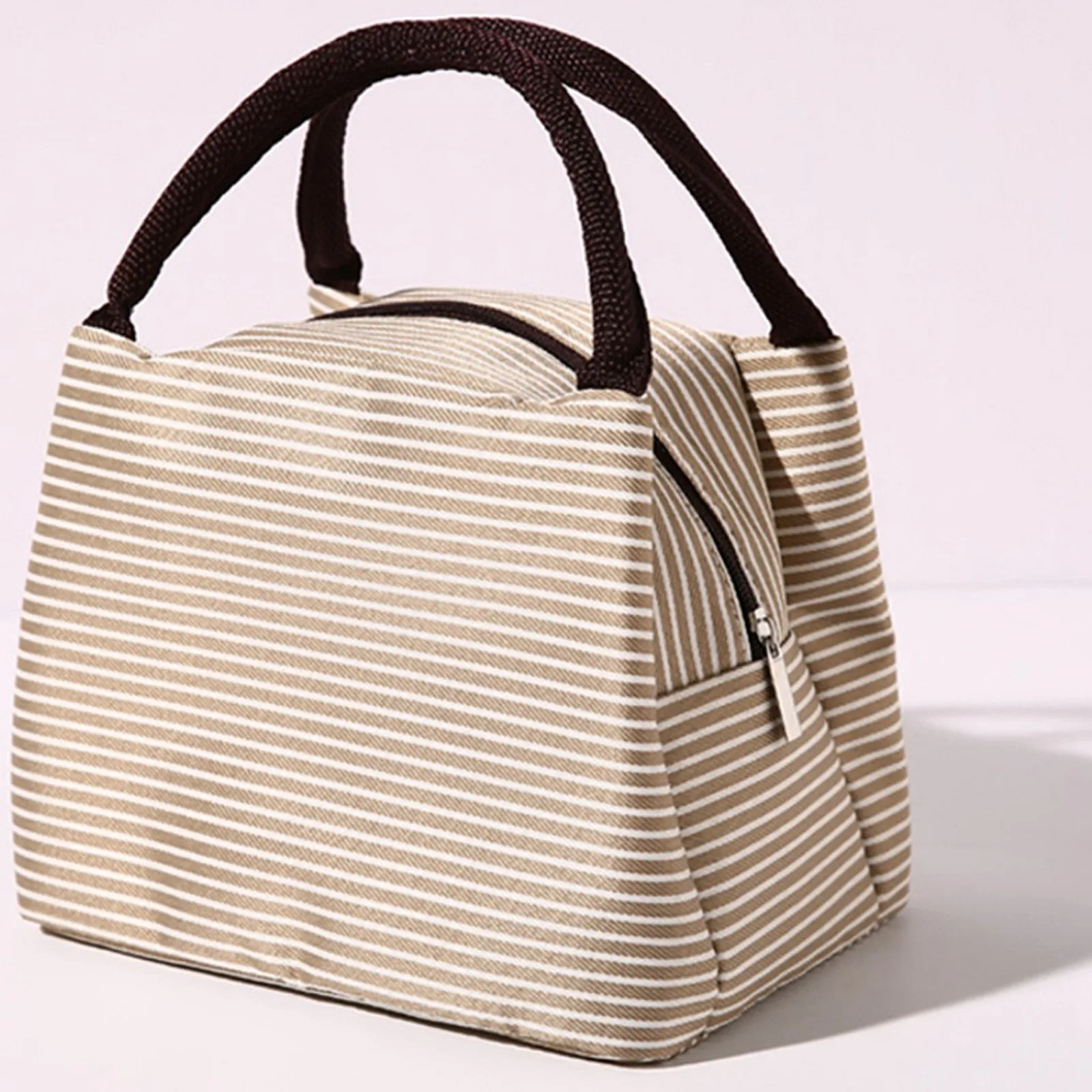 

1pc Lunch Bag Handle Insulation Cooler Bag For Children Lunch Box Picnic Travel Portable Food Storage Breakfast Thermal Food Bag