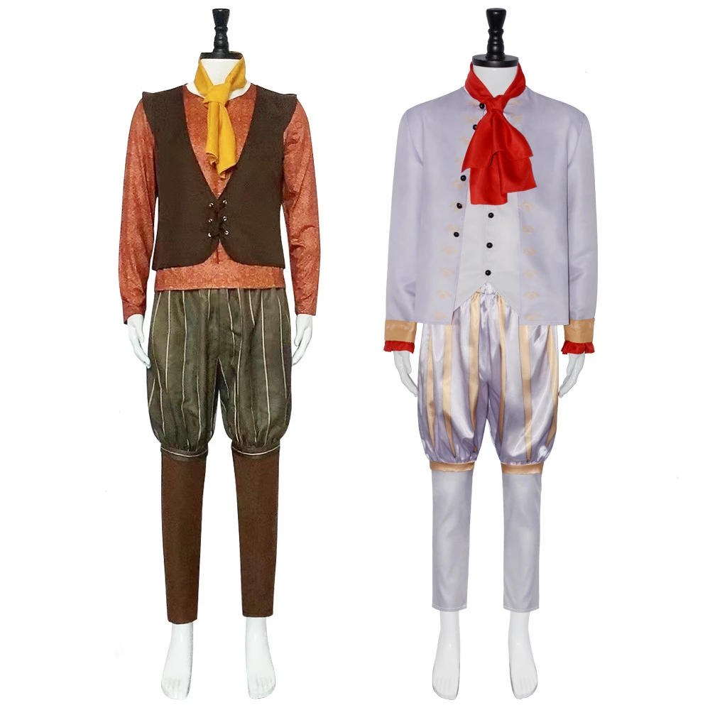 

Anime Rumpelstiltskin Cosplay Costume White Coat Pants Uniform Suits for Adult Outfit Halloween Carnival Party Clothes Roleplay