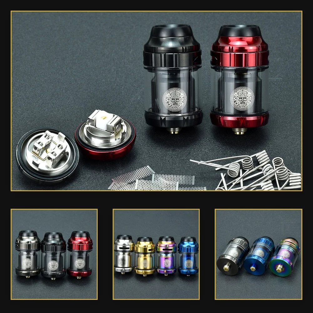 810 drip tips Vape rta RTA for Single & Dual Coil Builds 4.5ml Tank Electronic Cigarette Atomizer - view 4