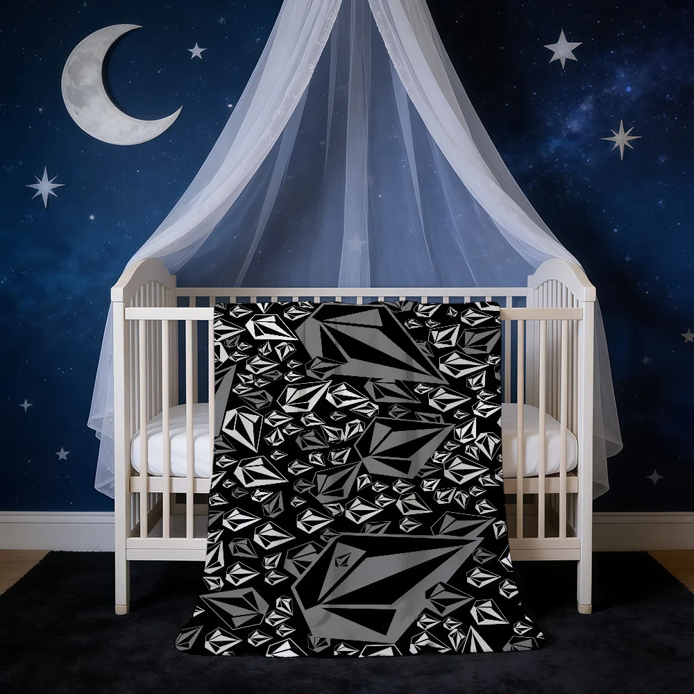 Blanket Super Warm V-Volcom-ES Comfortable Fashion Plush Throw Blanket Child Home Sofa Bedroom Brand Gift