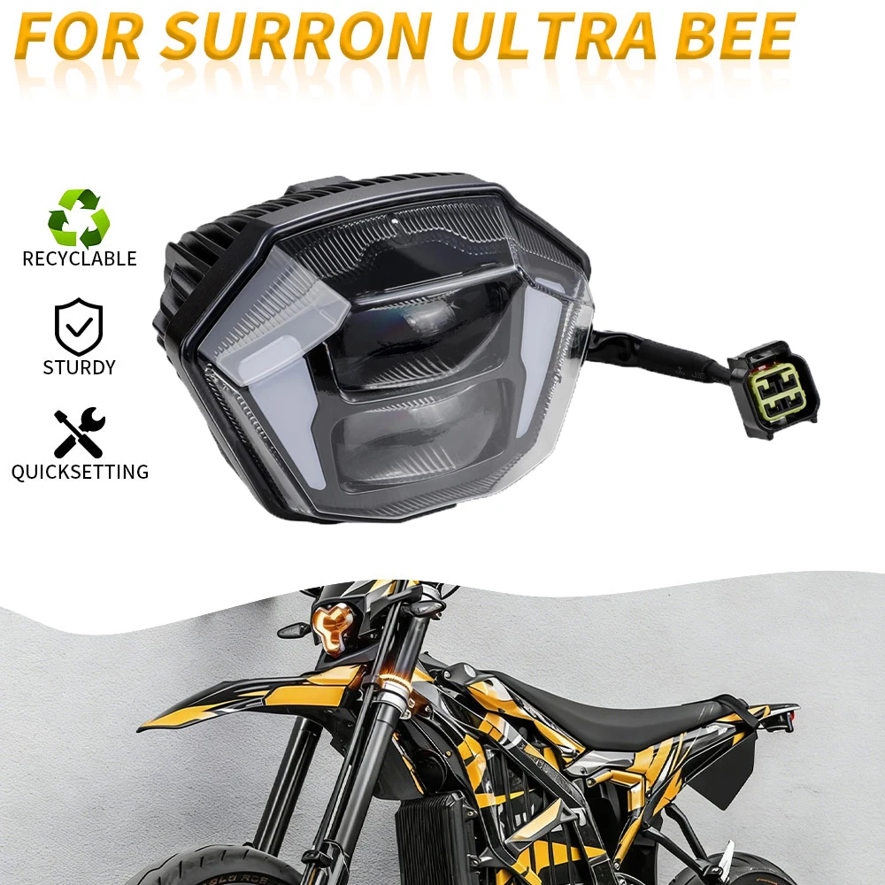 

Фара для мотоцикла Ultrabee Surron Ultra Bee, аксессуары для электрических кроссовых мотоциклов, прочный железный выключатель света