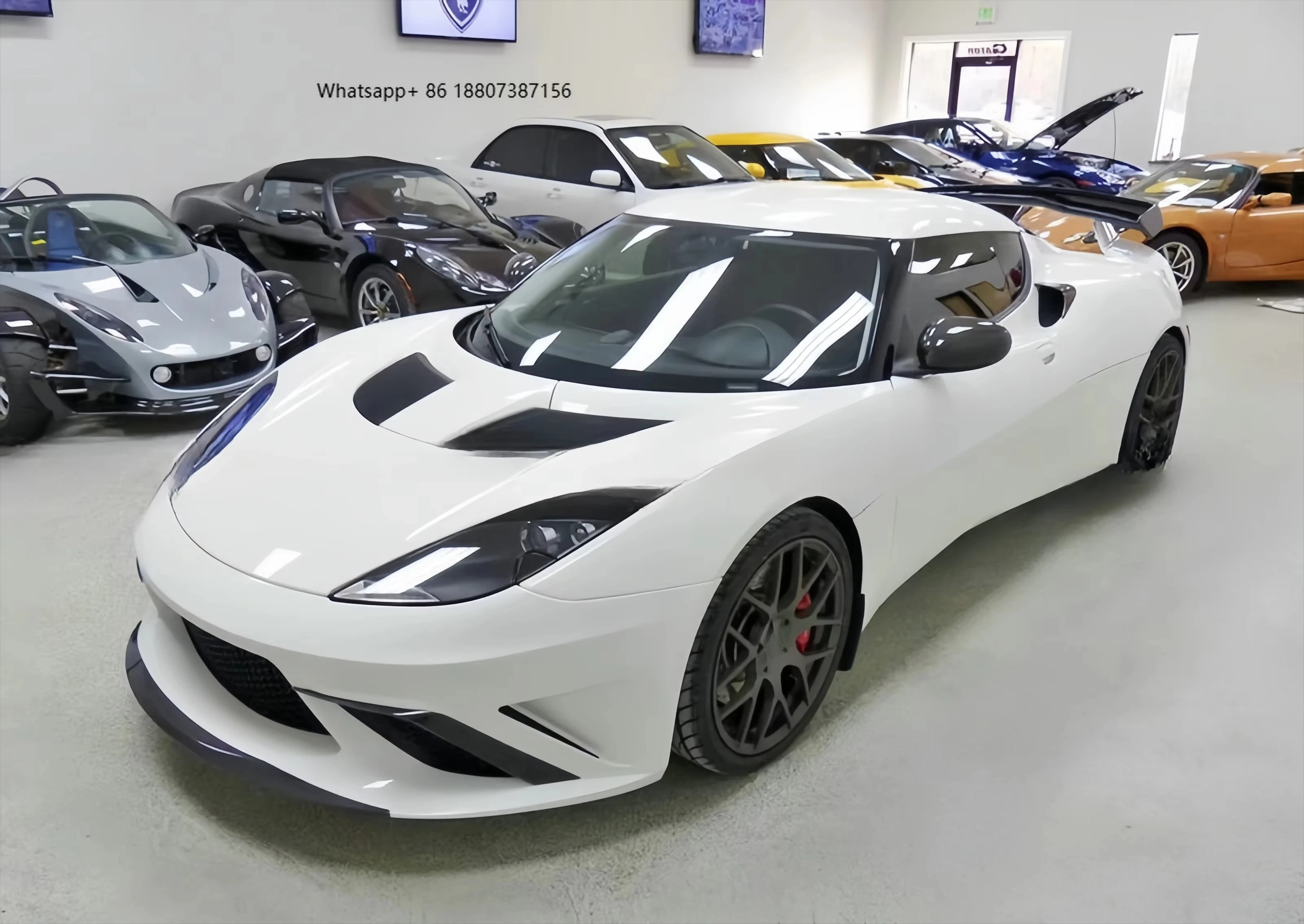 

For 10-14 Years Lotus Evora S 400 Carbon Fibre Mods Left and Right Engine Tuyere Windshields