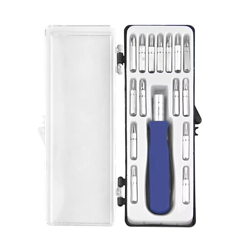 16-in-1-Multifunktions-Schraubendreher-Set, Multi-Bit, Präzisions-Mini-Magnetset, Mobiltelefon, IPad, Kamera, Reparatur zu Hause