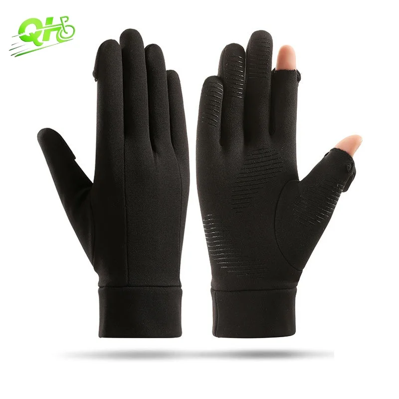 

Winter Sk Gloves Motorcycles Cycling Liner Inner Fleece Silicone Anti SlipThin Warm Windproof Snowboard Squipment Unisex