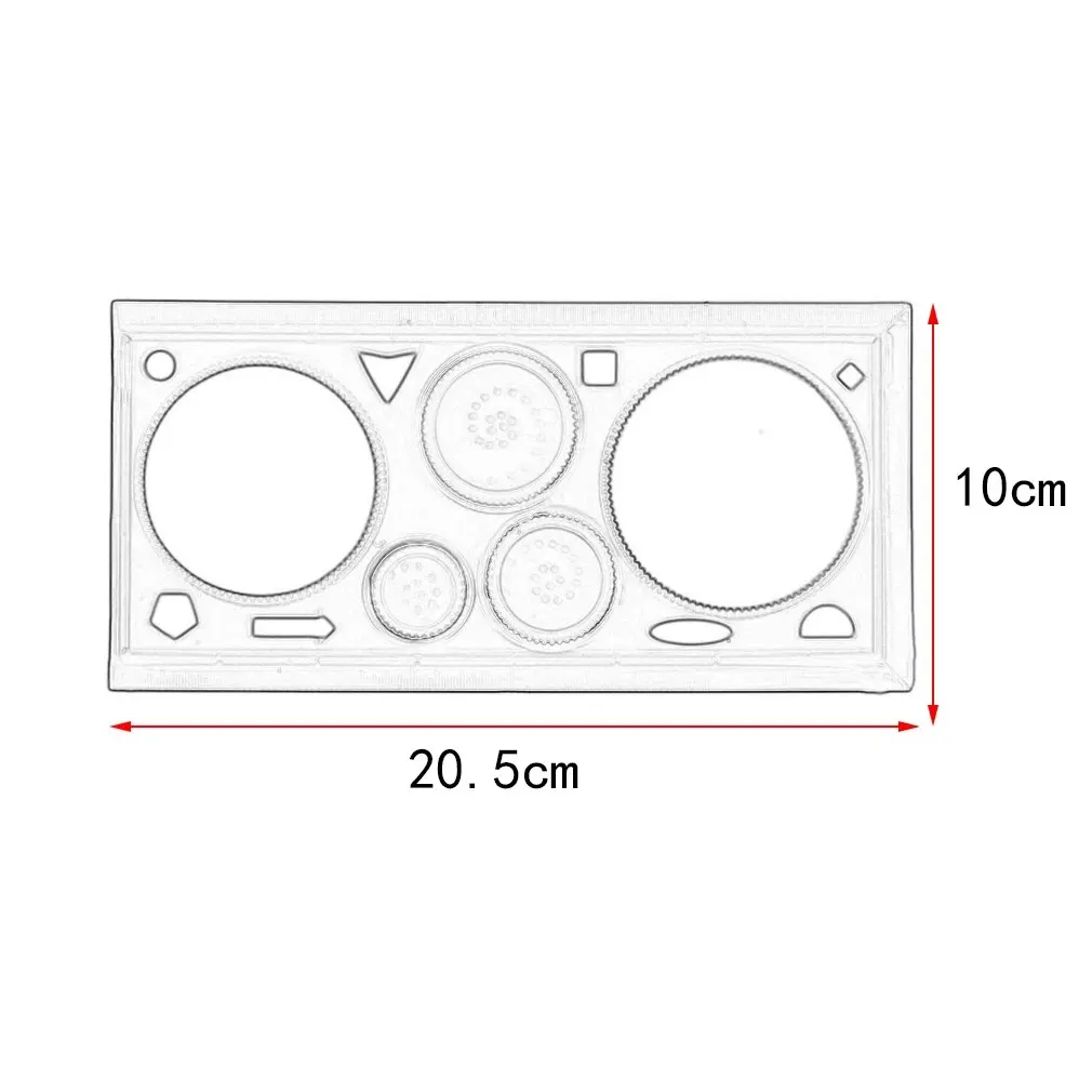 Multifunctional Spirograph Geometric Ruler Children Students Learning Drafting Drawing Stationery Tool Office Supplies