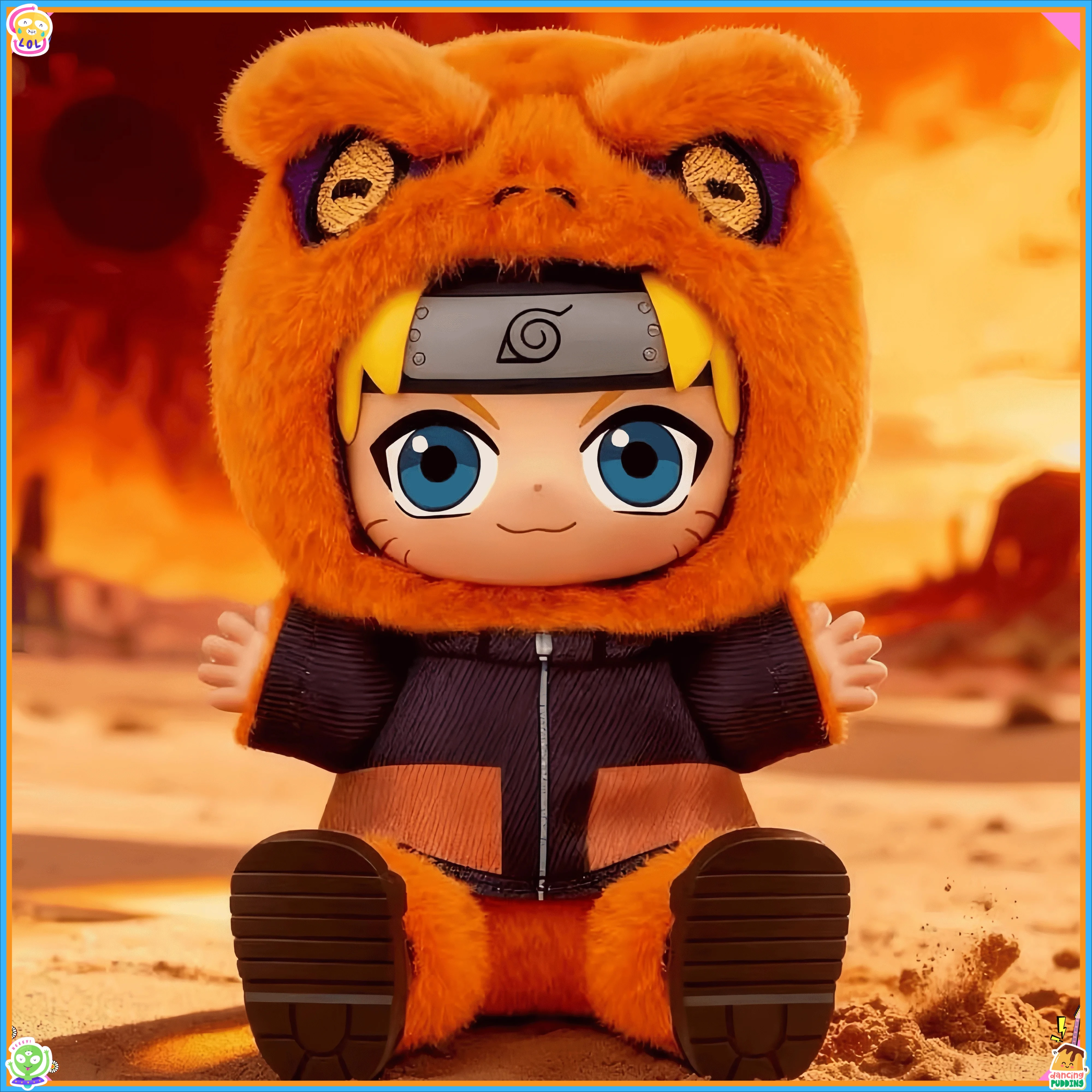 Neue Ankunft Eaki Nette Hand Party Sitzen Serie Blind Box Uchiha Itachi Naruto Gelenk Figur Trendy Plüsch Puppe Geschenk