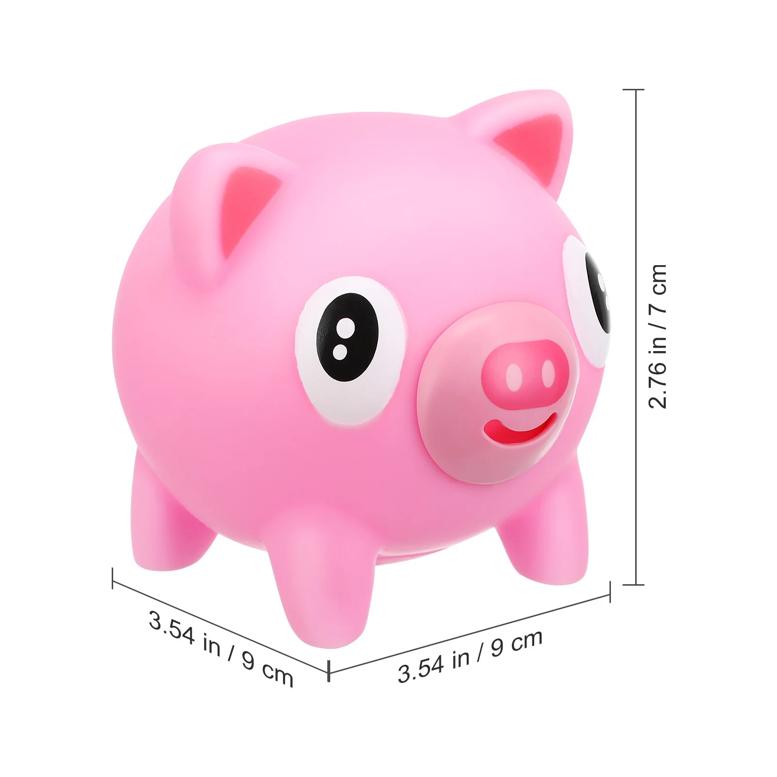 Kleine Cartoon Squeak Varken Stress Zacht PVC Tong Knijp Zintuiglijke Decompressie Angst Kinderen Drukontlasting Ontspannen