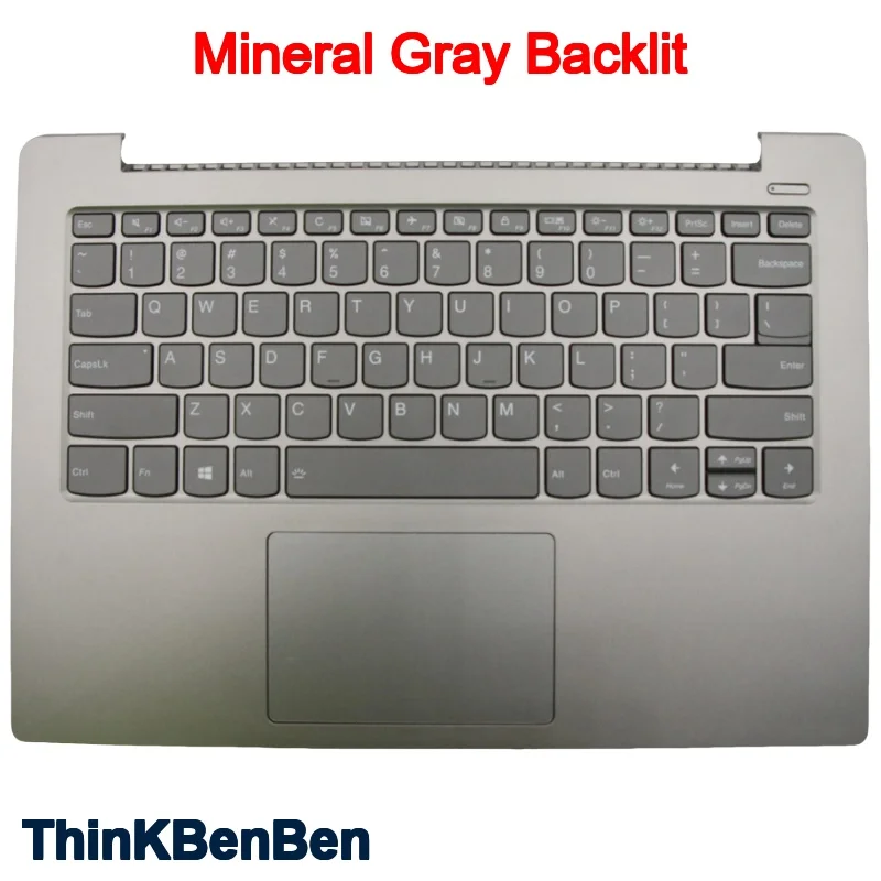 

Минерально-серый верхний чехол для упора для рук, чехол с подсветкой, клавиатура для Lenovo Ideapad 330S 14 14IKB 14AST 5CB0R57318 5CB0R57282