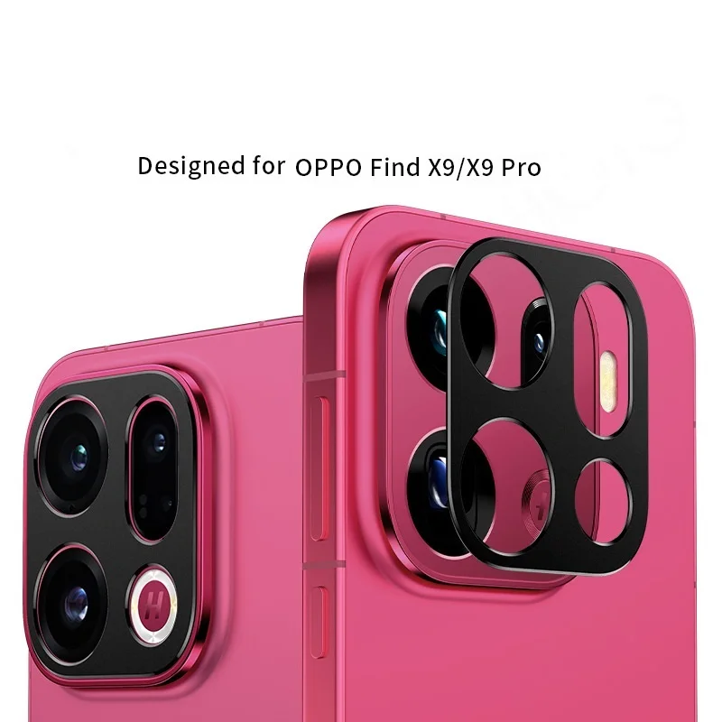 

for Oppo Find X9 Pro Camera Bezel Anti Scratch Metal Frame Cover Hollow Film Super Slim Lens Protector Cap Sticker