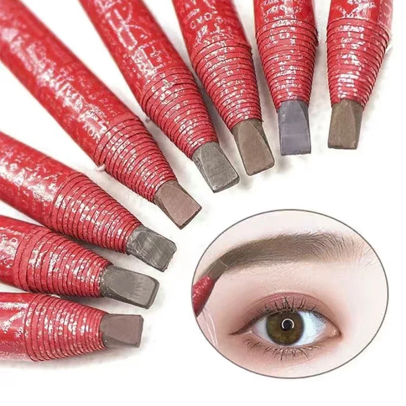 1PC Eyebrow Pencil Waterproof Eye Brow Pencil Eyebrow Tattoo Tint Enhancers Long Lasting Cosmetics Professional Makeup Brow Pen