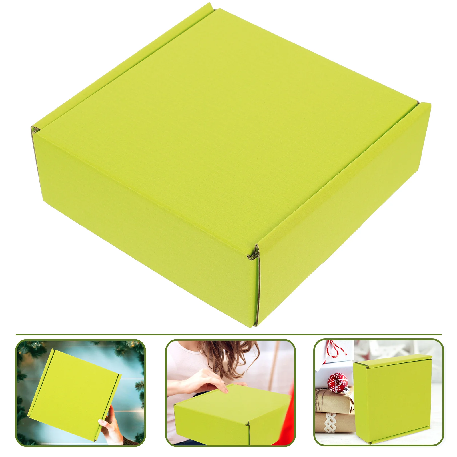 

Fastener Shipping Box Billiard Glove Express Corrugated Board Boxes Pendant Light Green Cardboard