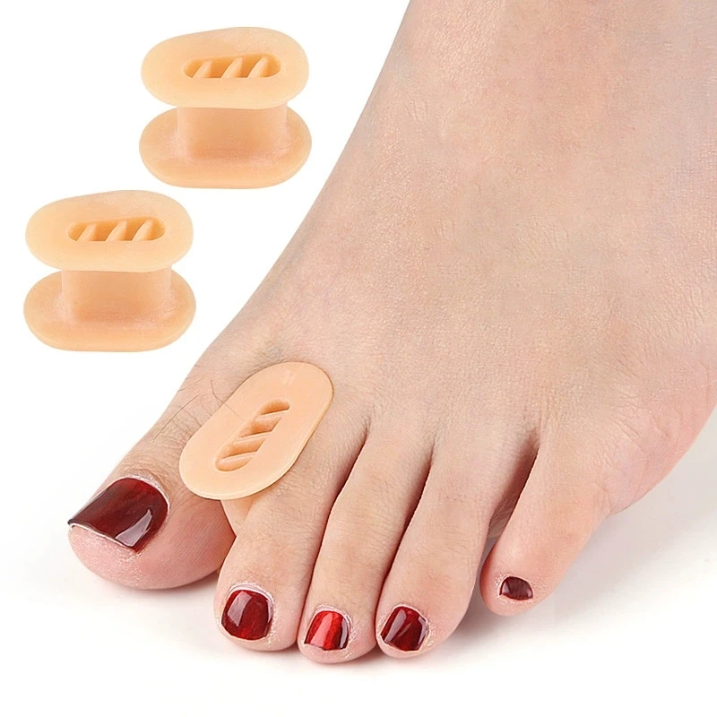 

1/2/5Pairs I-shaped Toe Splitter Gel Toe Separator Corrector Straightener Soft Silicone Toe Protector Spacer Foot Care Tool