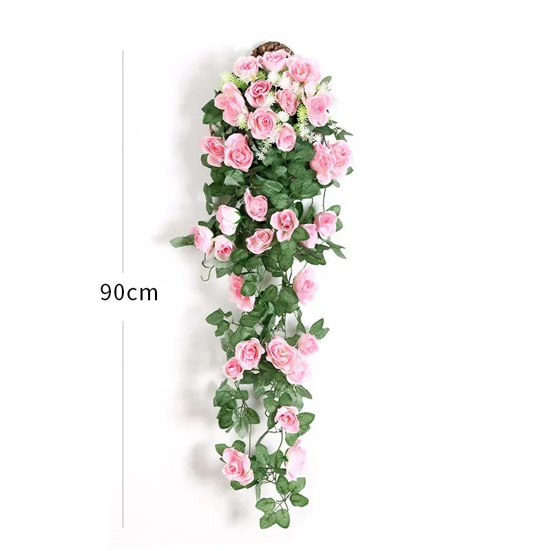 Kunstbloemen Rotan Nepplanten Wijnstok Decoratie Muuropknoping Rozen Home Decor Accessoires Bruiloft Decoratieve Krans