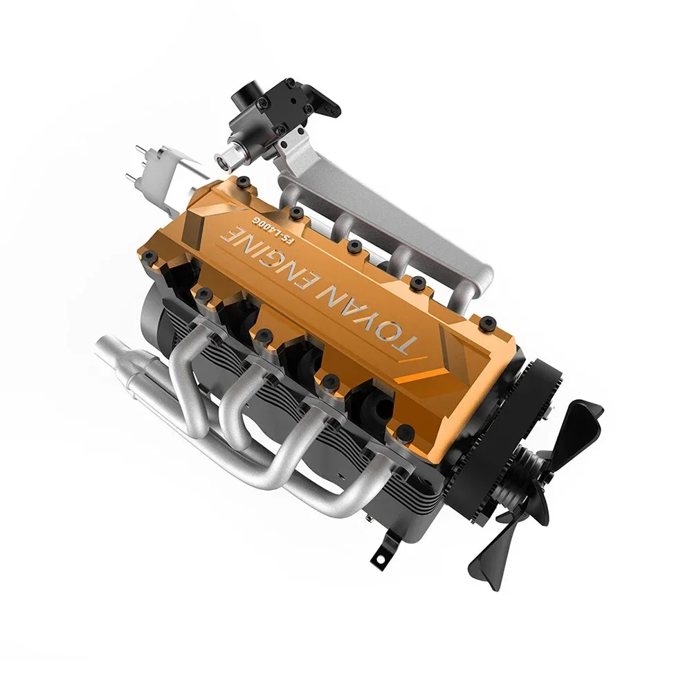 2025TOYAN FS-L400BGC 14cc Inline 4 Cilindri 4 Tempi Raffreddato ad Acqua Montaggio Motore A Gas Modello RC Modello di Auto Nave Aereo Barche Par