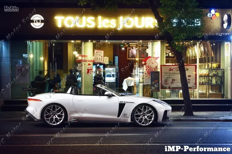 Carbon-FRP-Glasfaser iMP Performance Bodykit passend für 2016 Jaguar F-Type Bodykit Motorhaube Stoßstange Kotflügel Seitenschweller Diffusor Flügel