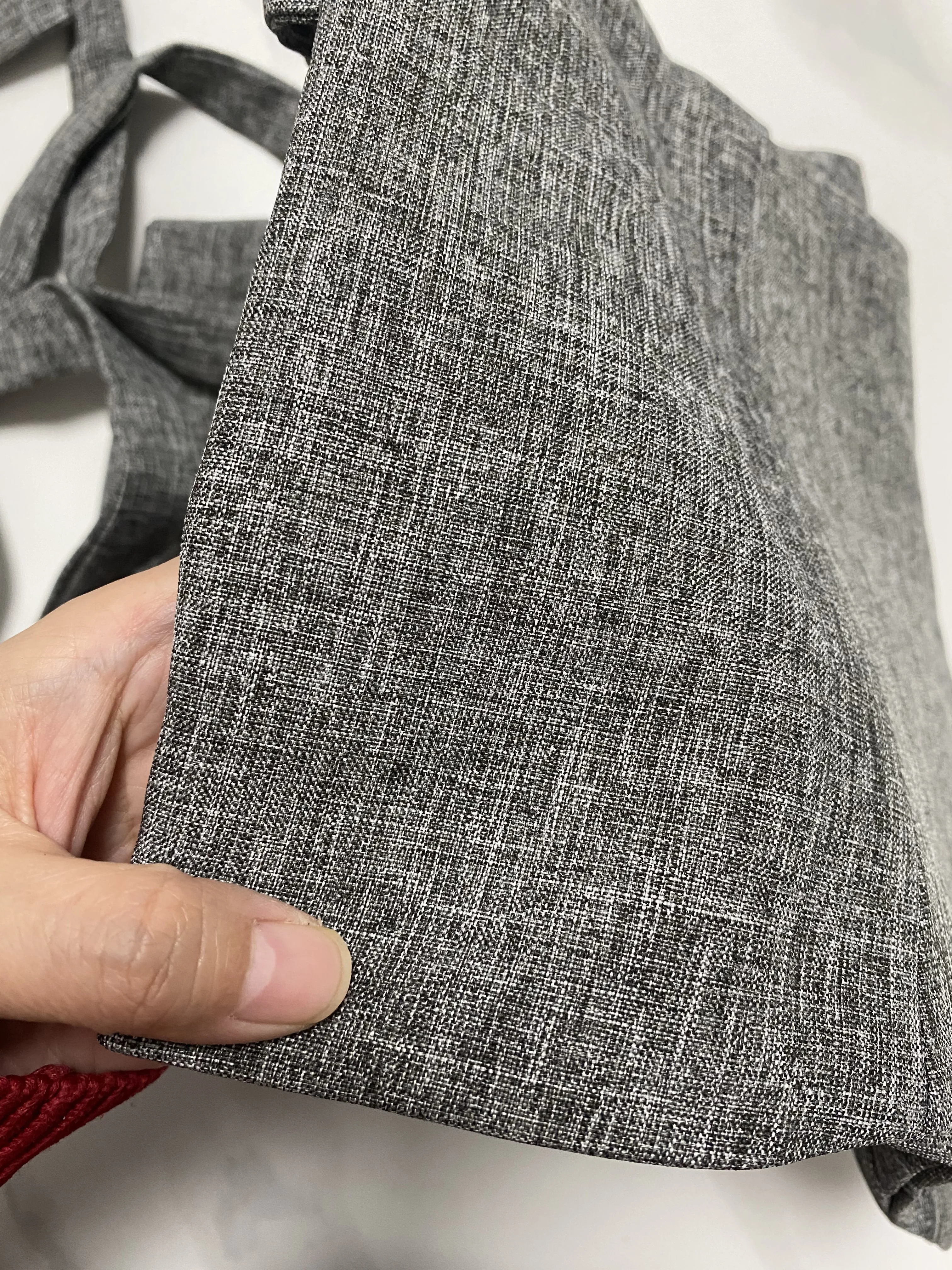 Moda damska Gorset z szarej tkaniny Kobiecy płaszcz z paskiem w talii Sukienka Dekration Szeroki pas J048 — zdjęcie 3