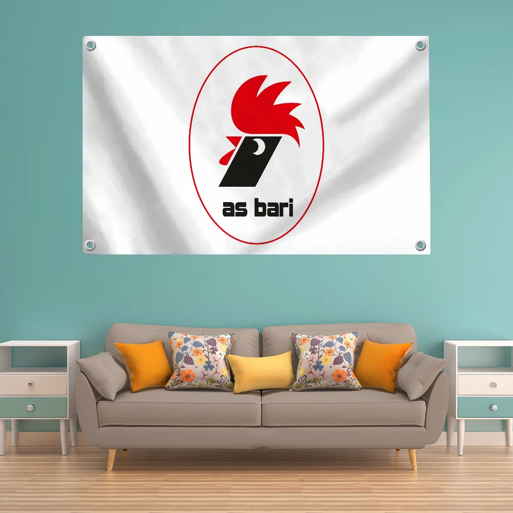 Football Club Flag Pride Flag Flag to Hang Flags for Rooms Banner SSC B-bari Fc Outdoor Decor Room Aesthetic Flags and Banners