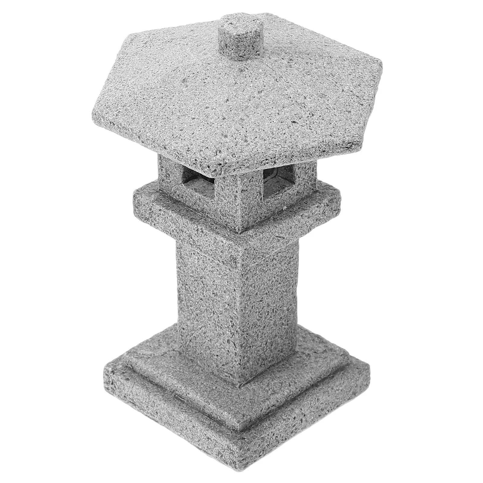 

1 set 1 Set Pavilion Garden Pagoda Statue Outdoor Miniature Pavilion Indoor Decor Bonsai Adornment Landscape Ornament