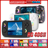 ANBERNIC RG 406H Retro Game Console Android 13 Unisoc T820 64-bit Game Player 4.0 Inch IPS Touch Screen 5500mAh 3D Hall joystick